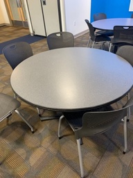 [#C1] cafe table - 48" round dining height flip-top