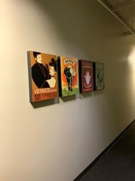 [#J2-14] Coffee Origin Art (Set of 4)