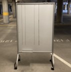 [#F8-46] Double-Sided Rolling Magnetic White Board (42W 71 1/2H)