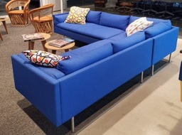 [#B7-3] Sofa, blue | Sofá, azul