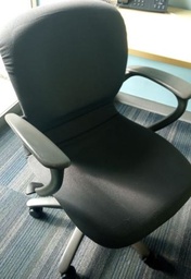 [#B13-72] Task chair, grey, adjustable | Silla operativa, gris, regulable