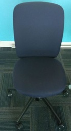 [#B12-142] Task chair, blue, adjustable | Silla operativa, azul, regulable