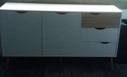 [#D5-232] Credenza, white | Credenza, blanca