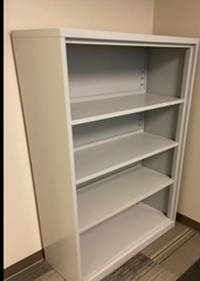 [#D3-40] METAL BOOKCASE - 4 SHELVES