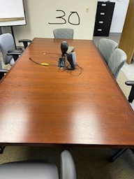 [#C7-30] 8' Wooden Conference Table