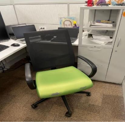 task chair, import **photo representative**