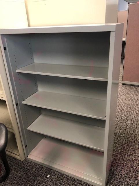 4 shelf bookcase tan