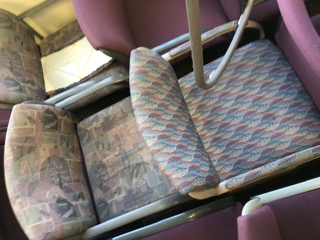 stack chair designed fabric