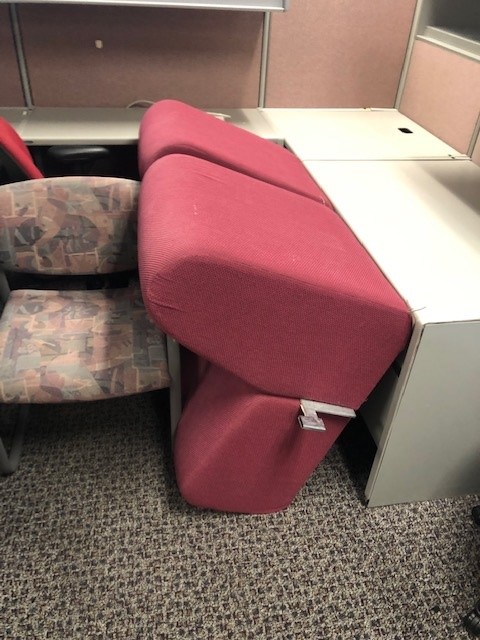 sectional pieces red