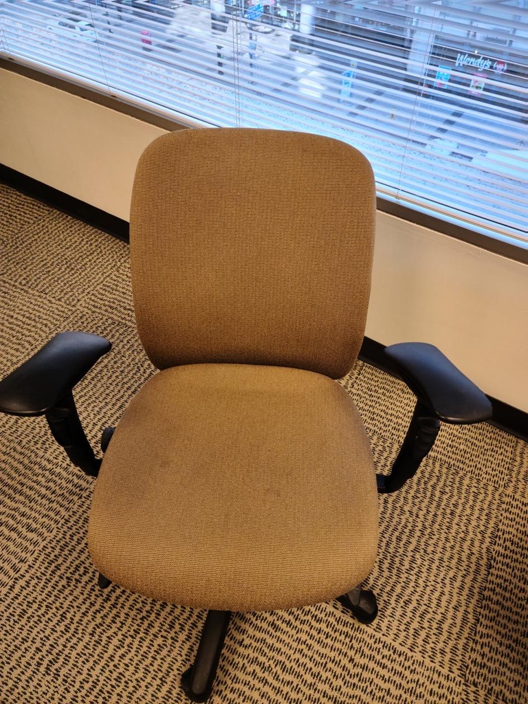 Brown Task Chair - With Arms
