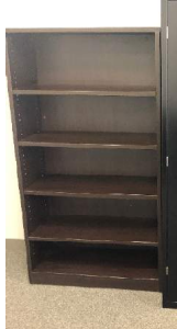Bookcase 5-Shelf - Med (35.5Wx14Dx65H)