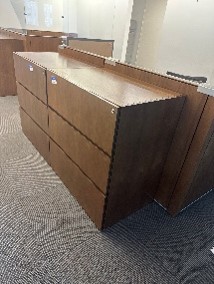 #12 - wooden 3-drawer file cabinet36 x 18 x 38.5