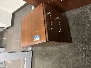 #29 rolling Ped 2 drawer17.75 x 15.5 x 21