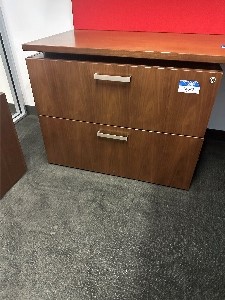 #30 - 2 drawer File Cabinet / attached to #25 RHR36 x 23 x 26