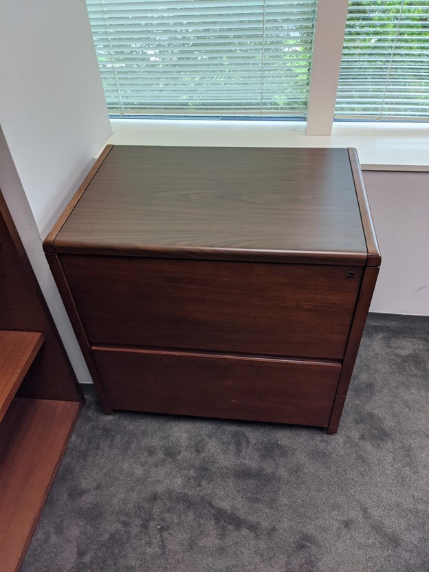 Wooden 2-Drawer Lateral Filing Cabinet (20"x30")