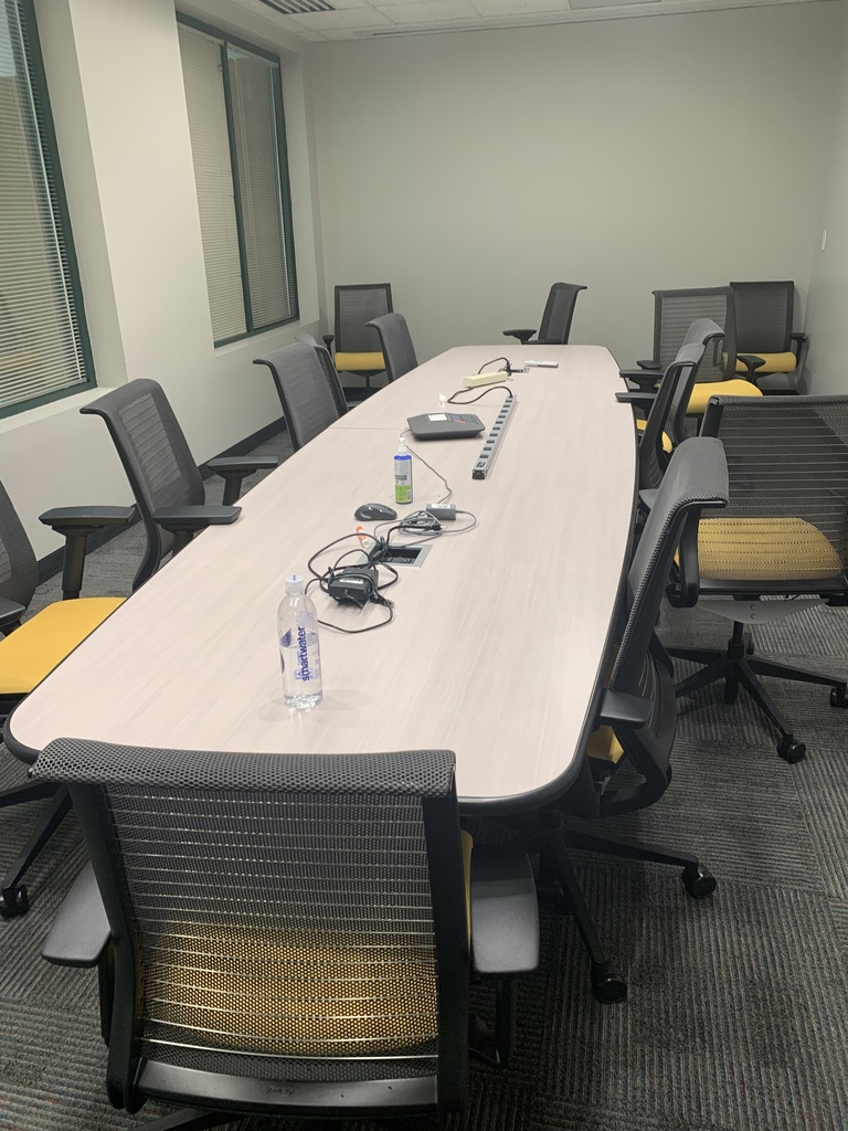 Conference table, gray, 12'