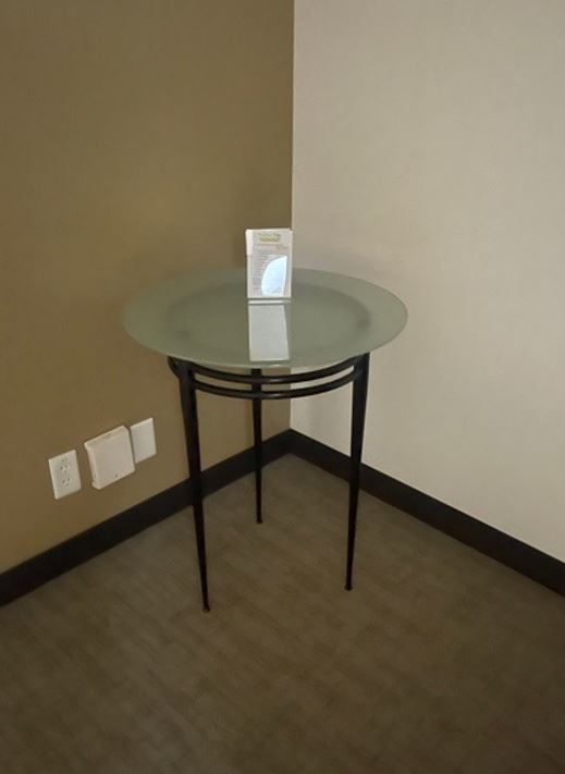 Side Table, Glass