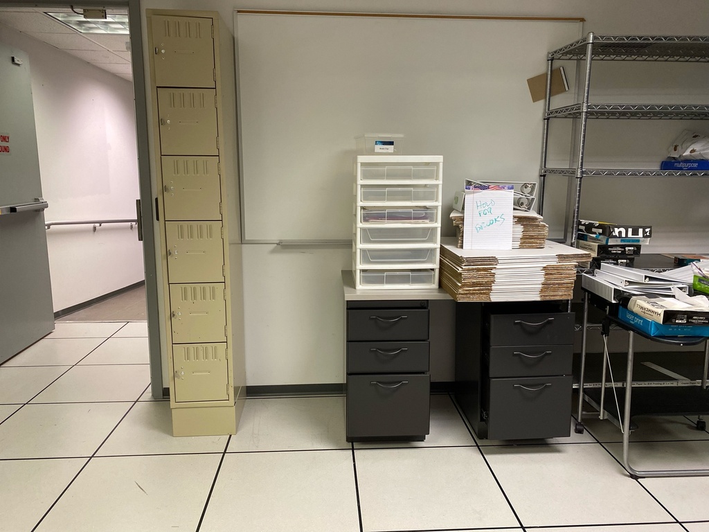 Desk with 2 Storage units