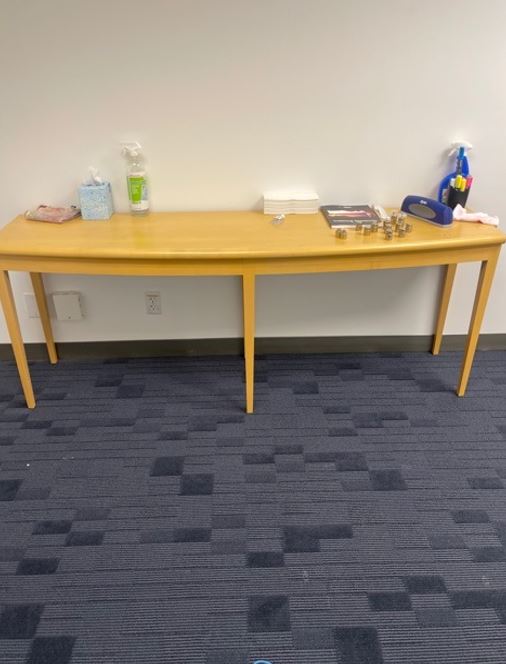 Yellow Console Table
