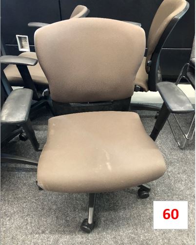 Tan Task Chairs - With Arms