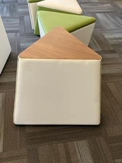 Upholstered Triangle Tables