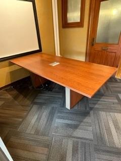 Wood Conferencde Table - 42"X90"