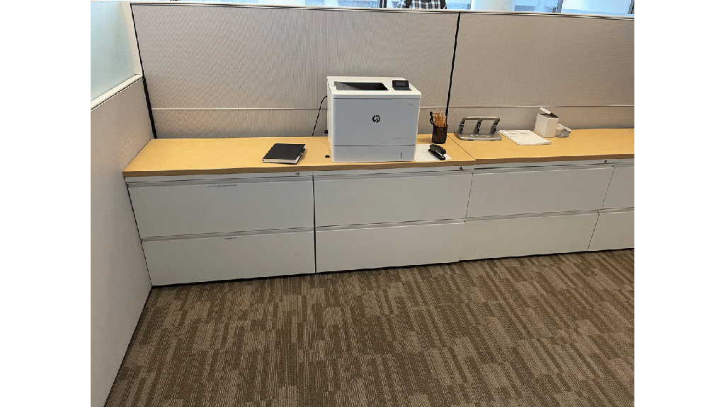 2D File Cabinets with surface