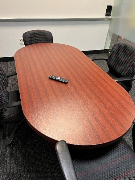  Brown Huddle Room Table, 35.5x71