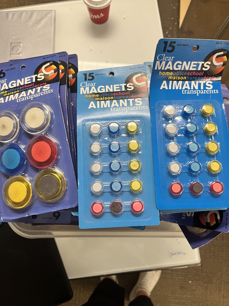 Bin of magnets