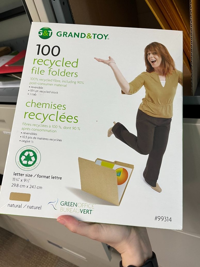 Pack of file folders, misc.