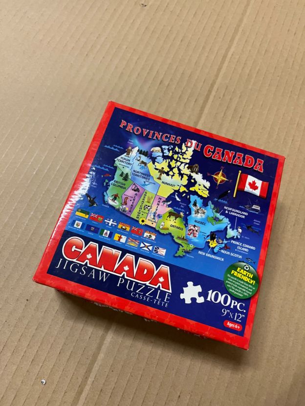Mini Canada jigsaw puzzle, 100pc