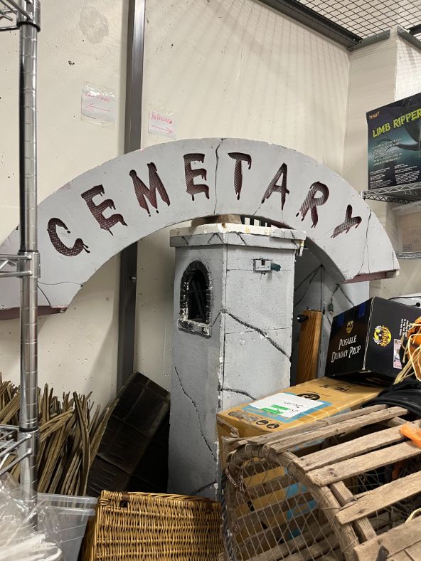 Cemetary décor, misc.