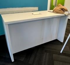 Wood Tall Meeting Table/ 30D x 72L x 42H