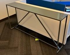 Metal Entry Table/ 12D x 60L x 32H