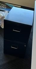 Metal vertical file cabinet - 2 drawer