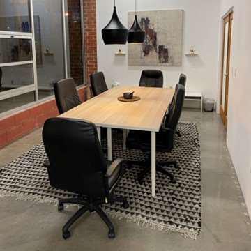 Weaved Rug - Black and White