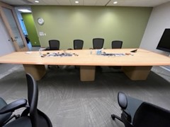 Conference Table Tapered 2-pc / 5'w x 16'L