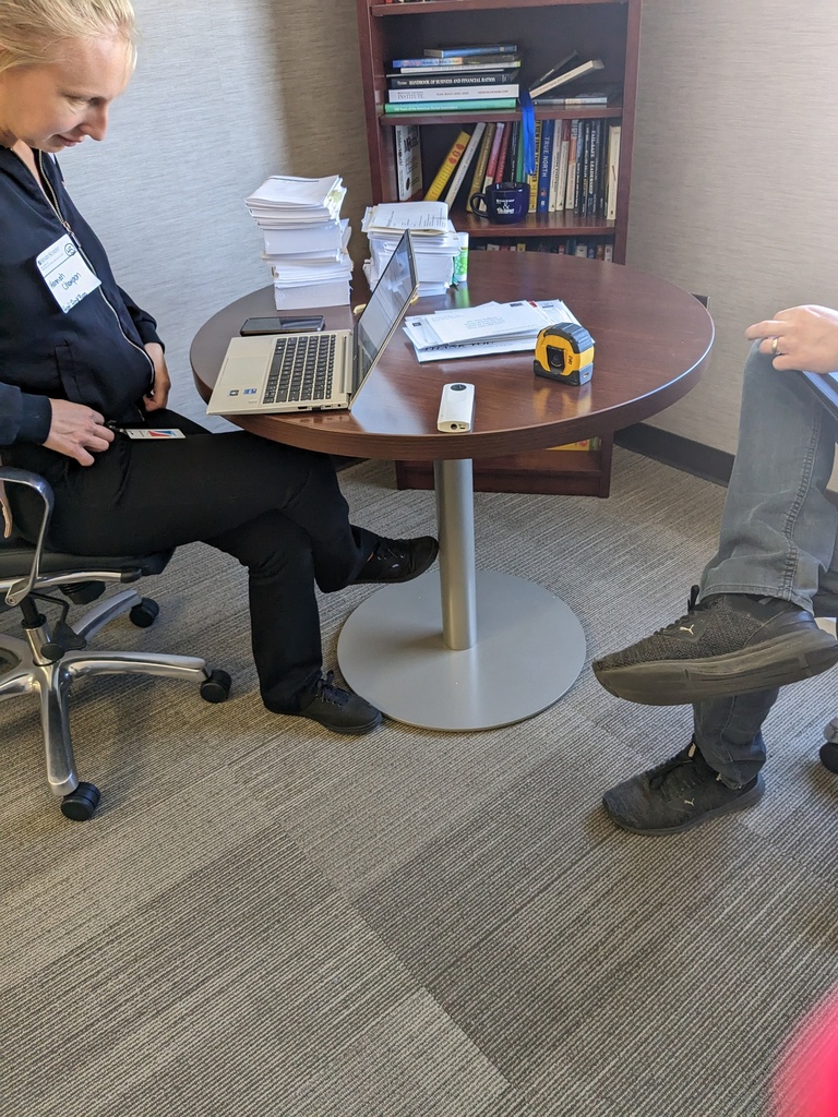 small round meeting table (2.5'x2.5'x2.5')
