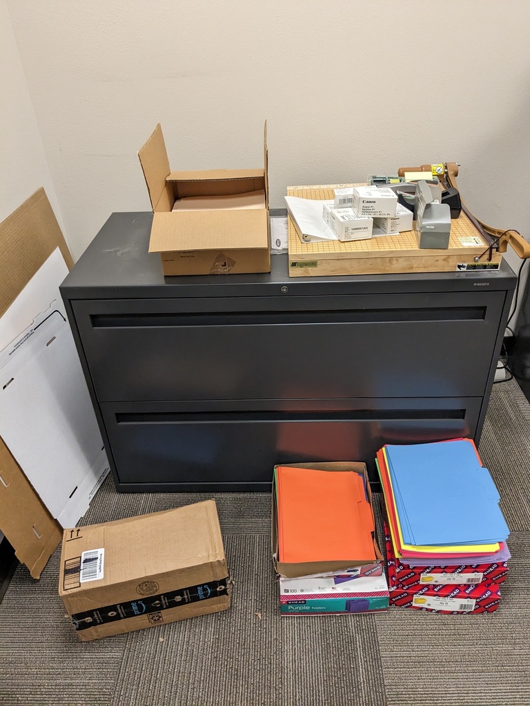 2-high lateral file (3'x1.5'x2.5')