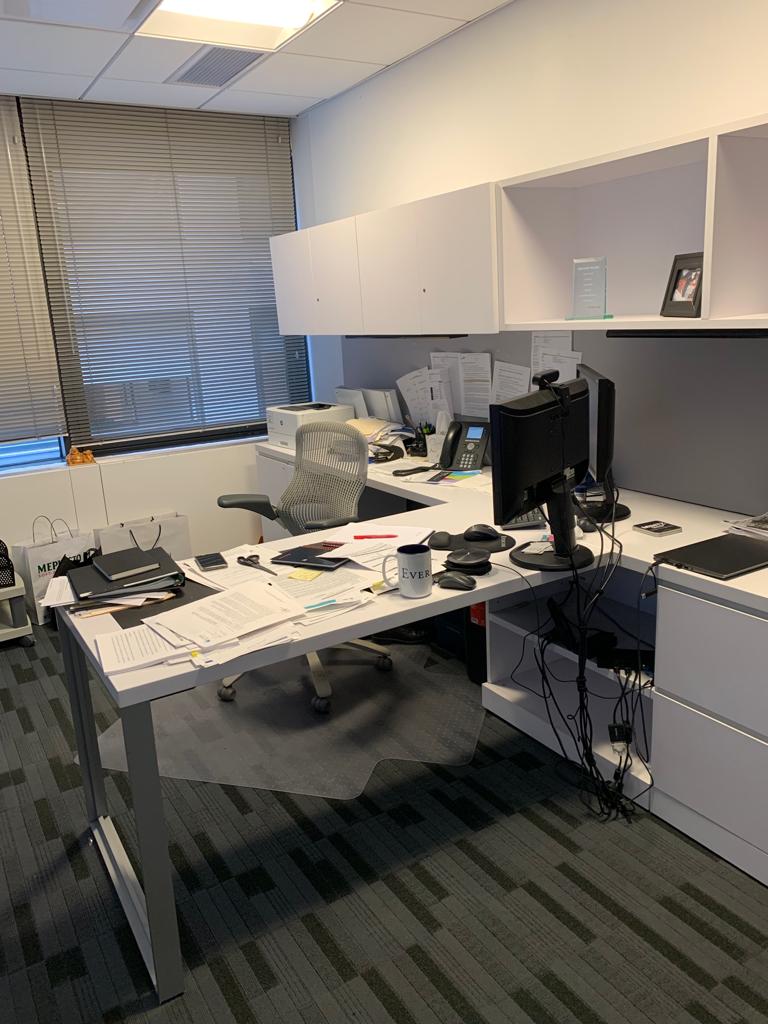 Private Offices White with Hutch 