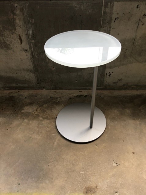 Glass Bar Height Table