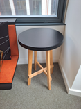 Side Table, Black Top