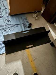 Metal Sign Holder/ 18"D X 36"W