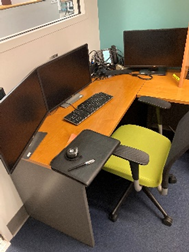 L-Shaped Desk, 41x24x30"