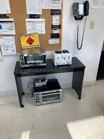 Small Black Table, 41x16x27"