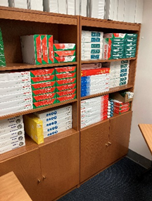 Wood Shelf with Bottom Door, 36x12x72"