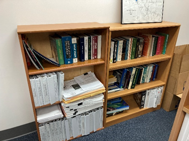 Wooden Bookshelf, 36x12x49"