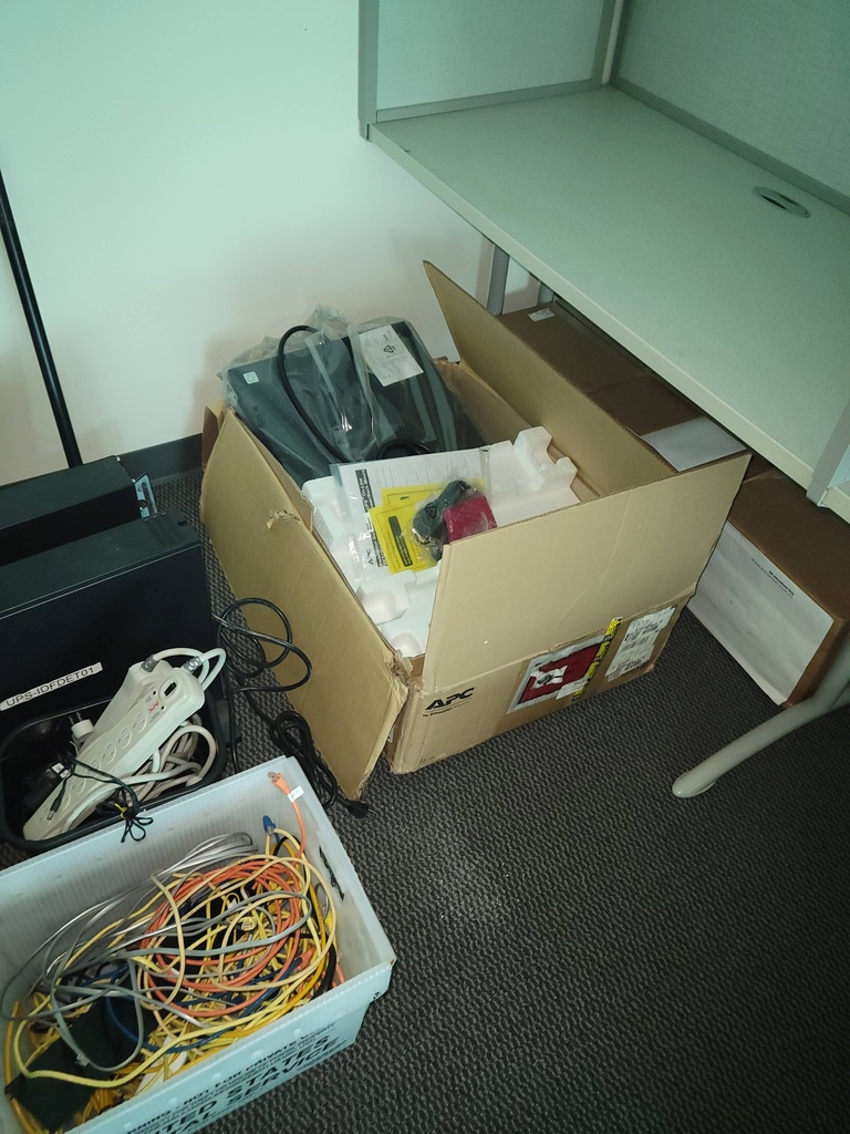 Box of Misc Office Supplies
