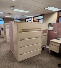 Filing Cabinet (18”X36”X52” )
