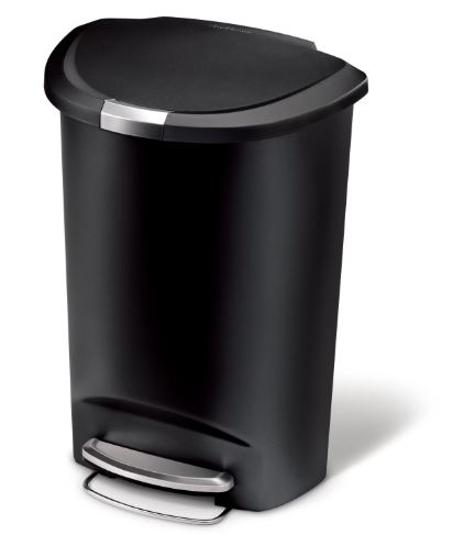 Small step trash can
